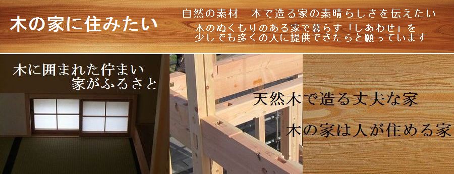 木の家は人が住める家
